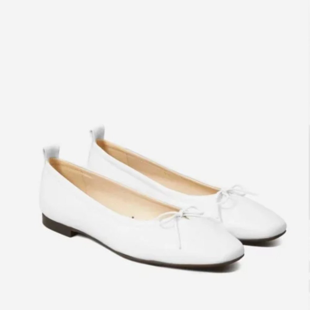 Everlane : Italian Leather Ballet Flat Size 7.5